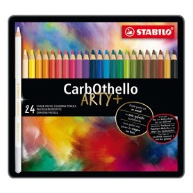 ASTUCCIO METALLO 24 CARBOTHELLO COLORI ASSORTITI STABILO - 1424-6
