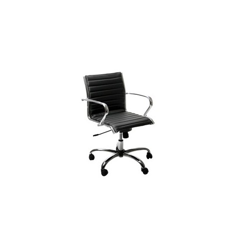 POLTRONA DIREZIONALE POLLUX NEW PND NERO IN PELLE - PND/PN