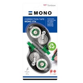 BLISTER 2 CORRETTORI A NASTRO 4MMX10M TOMBOW MONO - PCT-YT4-2P