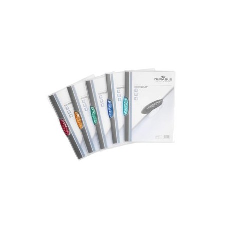PACK 5 CARTELLINE CON CLIP COLORATA SWINGCLIP DURABLE - 2284-00