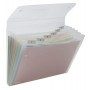 CARTELLA A 6 TASCHE 22X30CM TRASPARENTE ICE REXEL - 2102033