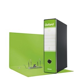REGISTRATORE OXFORD G83 VERDE LIME DORSO 8CM F.TO COMMERCIALE ESSELTE - 390783600