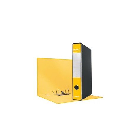 REGISTRATORE OXFORD G84 GIALLO DORSO 5CM F.TO PROTOCOLLO ESSELTE - 390784090