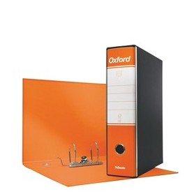 REGISTRATORE OXFORD G85 ARANCIO DORSO 8CM F.TO PROTOCOLLO ESSELTE - 390785200