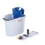 KIT ULTRA SPEED MINI: SECCHIO 10LT CON STRIZZATORE+TELAIO+MOP MICROFIBRA VILEDA - 133854