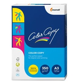 CARTA BIANCA COLOR COPY A3 297X420MM 350GR 125FG MONDI - 6397