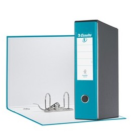 REGISTRATORE EUROFILE G55 TURCHESE DORSO 8CM F.TO PROTOCOLLO ESSELTE - 390755800
