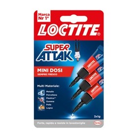 LOCTITE SUPER ATTAK MINI DOSI LIQUIDO 3X1G - 2631597