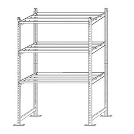 SCAFFALE RANG'ECO180 5 RIPIANI 100X35XH200CM - MODULO BASE - K605130