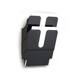 DISPLAY DA MURO CON 2 TASCHE A4 NERO FLEXIPLUS DURABLE - 1709008060