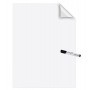 ROTOLO 25FG ELETTROSTATICI 60X80CM BIANCO LUCIDO MAGIC CHART LEGAMASTER - 159100