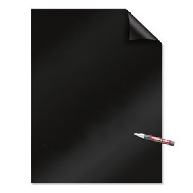 ROTOLO 25FG ELETTROSTATICI 60X80CM NERO MAGIC CHART LEGAMASTER - 159200