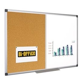 LAVAGNA COMBINATA BIANCA/SUGHERO 60X90CM BI-OFFICE - XA0303170