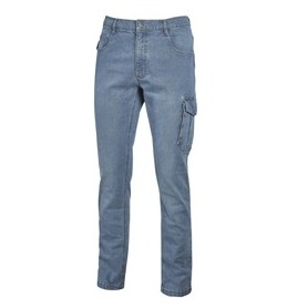 JEANS DA LAVORO JAM TAGLIA XXL BLU CHIARO U-POWER - ST150LJ-XXL
