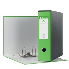 REGISTRATORE EUROFILE G53 VERDE VIVIDA DORSO 8CM F.TO COMMERCIALE ESSELTE - 390753940