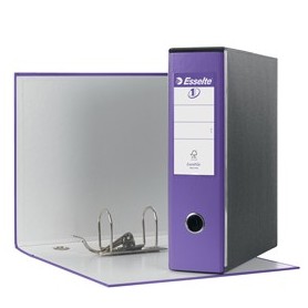 REGISTRATORE EUROFILE G53 VIOLA DORSO 8CM F.TO COMMERCIALE ESSELTE - 390753950