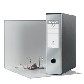 REGISTRATORE EUROFILE G53 GRIGIO METAL DORSO 8CM F.TO COMMERCIALE ESSELTE - 390753970
