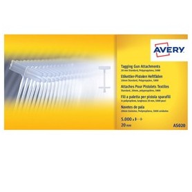 SCATOLA 5000 FILI STANDARD IN PP 20MM PER SPARAFILI AVERY - AS020