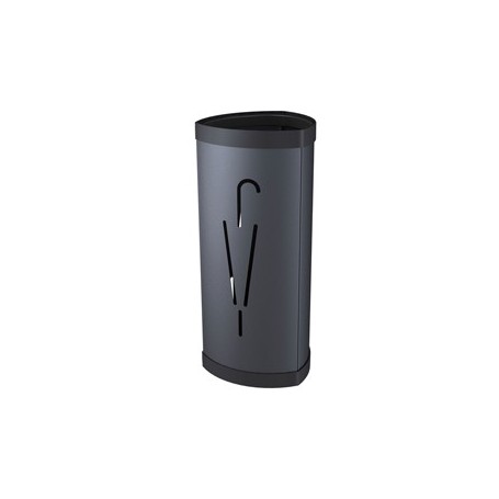 PORTAOMBRELLI IN METALLO NERO H60CM ALBA - PMTRIA2-N