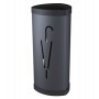 PORTAOMBRELLI IN METALLO NERO H60CM ALBA - PMTRIA2-N