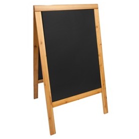 LAVAGNA TEAK A CAVALLETTO 69X125CM SANDWICH SECURIT - SBSW-TE-120
