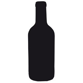 LAVAGNA DA PARETE 'BOTTIGLIA' SILHOUETTE SECURIT - FB-BOTTLE
