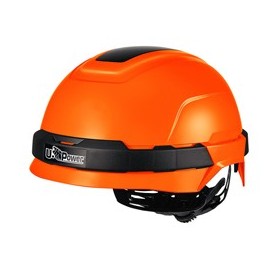 CASCO PROTETTIVO ANTARES ARANCIONE FLUO REGOLABILE U-POWER - HS001OF
