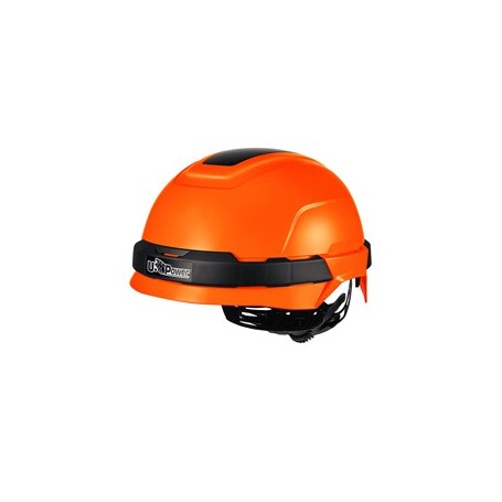 CASCO PROTETTIVO ANTARES ARANCIONE FLUO REGOLABILE U-POWER - HS001OF