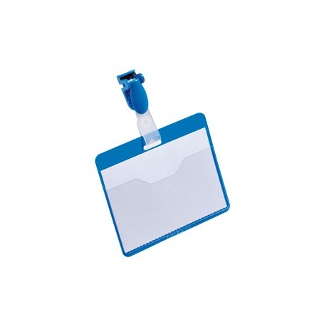 25 PORTANOME TASCA APERTA 60X90MM BLU DURABLE - 8106-06