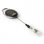 10 CHIOCCIOLE YO-YO STYLE NERO CON FILO RETRATTILE X PORTABADGE DURABLE - 8324-01