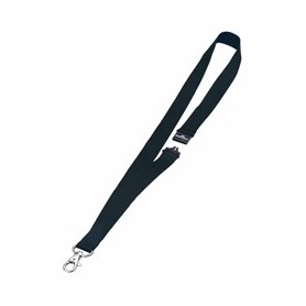 10 CORDONCINI PORTABADGE 20MM NERO DURABLE - 8137-01