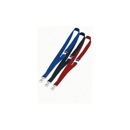 10 CORDONCINI PORTABADGE 20MM BLU DURABLE - 8137-07