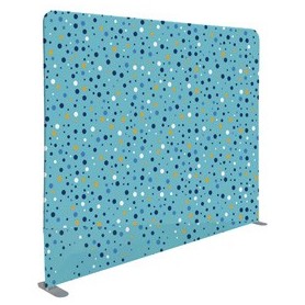 DIVISORIO IN TESSUTO WALL DECOR AZZURRO/BOLLE 200XH150CM - 1110133