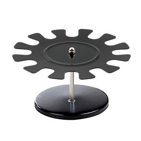 PORTATIMBRI CIRCOLARE 12POSTI NERO IN METALLO KOALA - 7203