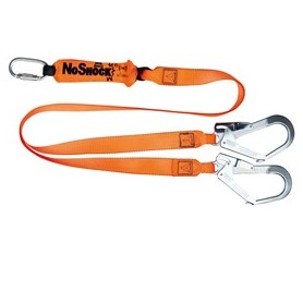 ASSORBITORE DI ENERGIA CON DOPPIO GANCIO 2M ARANCIO DELTAPLUS - AN213200ZDD