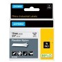 NASTRO NYLON FLESSIBILE 19MM X 3.5MT NERO SU BIANCO 18489 RHINO - 18489