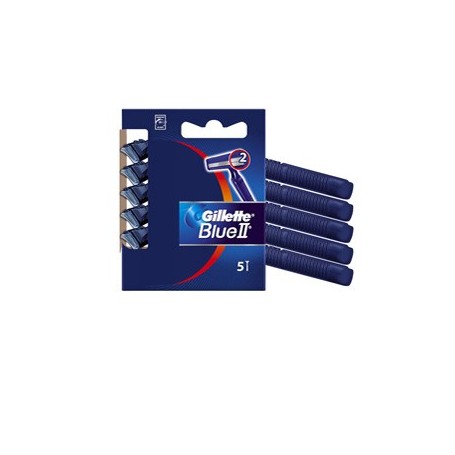 GILLETTE BLUE II STANDARD - KIT 5 RASOI USAGETTA - GL001