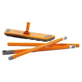 SCOPA "IL PULIPOLVERE" C/MANICO 130CM + 20 RETINE PULIPOLVERE PERFETTO - 0027A