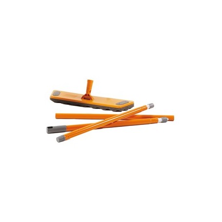 SCOPA "IL PULIPOLVERE" C/MANICO 130CM + 20 RETINE PULIPOLVERE PERFETTO - 0027A