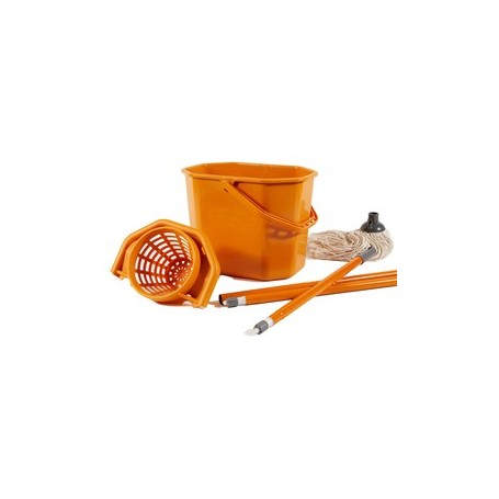 KIT PAVIMENTI (SECCHIOSTRIZZA+MOP+MANICO130CM) PERFETTO - 0469F