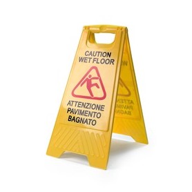 CARTELLO "PAVIMENTO BAGNATO" 30X62CM PERFETTOFACTORY - 466