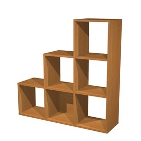 LIBRERIA 6 CASELLE A SCALARE 104X29