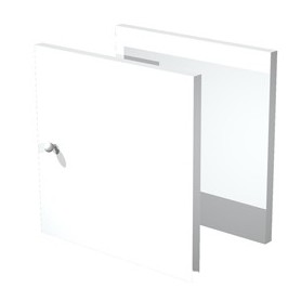 COPPIA ANTINE BIANCO PER LIBRERIA RAINBOW - 2A MAXC/3