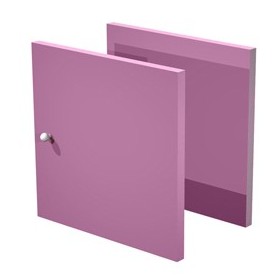 COPPIA ANTINE VIOLA PER LIBRERIA RAINBOW - 2A MAXC/S