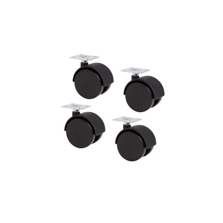 KIT 4 RUOTE PER LIBRERIA RAINBOW - KIT MAXC