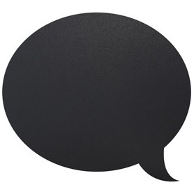 LAVAGNA DA PARETE 'FUMETTO' SILHOUETTE SECURIT - FB-BUBBLE
