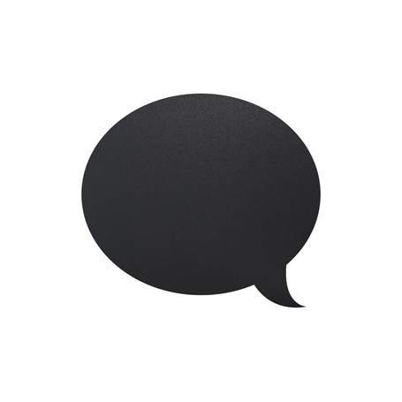 LAVAGNA DA PARETE 'FUMETTO' SILHOUETTE SECURIT - FB-BUBBLE