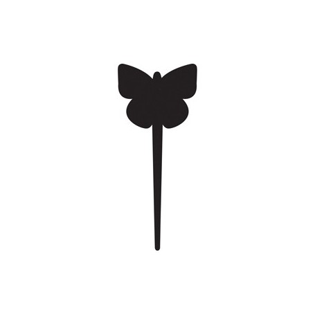 SET 5 SILHOUETTE TAGS 'FARFALLA' SECURIT - TAG-BUTTERFLY-5