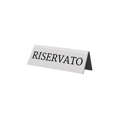 SET 5 'RISERVATO' PER I TAVOLI SECURIT - TN-RES-IT-WT