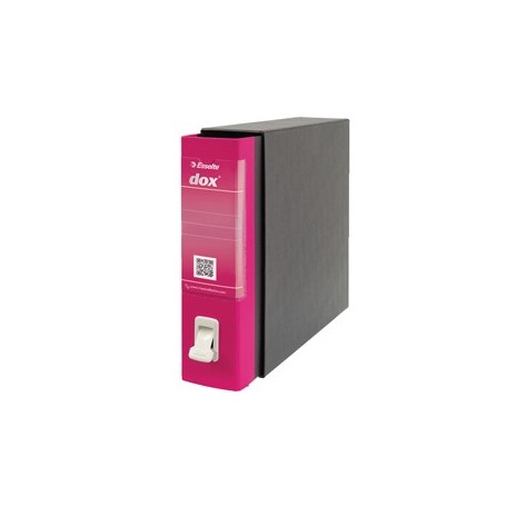 REGISTRATORE DOX 2 FUCSIA DORSO 8CM F.TO PROTOCOLLO ESSELTE - D26200
